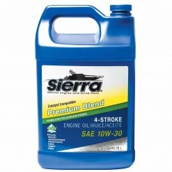 SIERRA 4 Stroke Oil 4 Stroke Outboard Motor Oil - 10W-30 - 1 Gallon