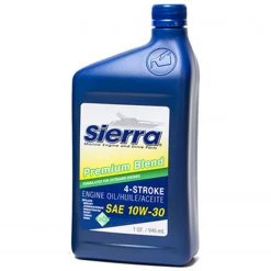 SIERRA 4 Stroke Oil 4 Stroke Outboard Motor Oil - 10W-30 - 1 Quart