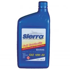 SIERRA 4 Stroke Oil 4 Stroke Outboard/Sterndrive 10W-30 Synthetic Motor Oil, 1 Quart