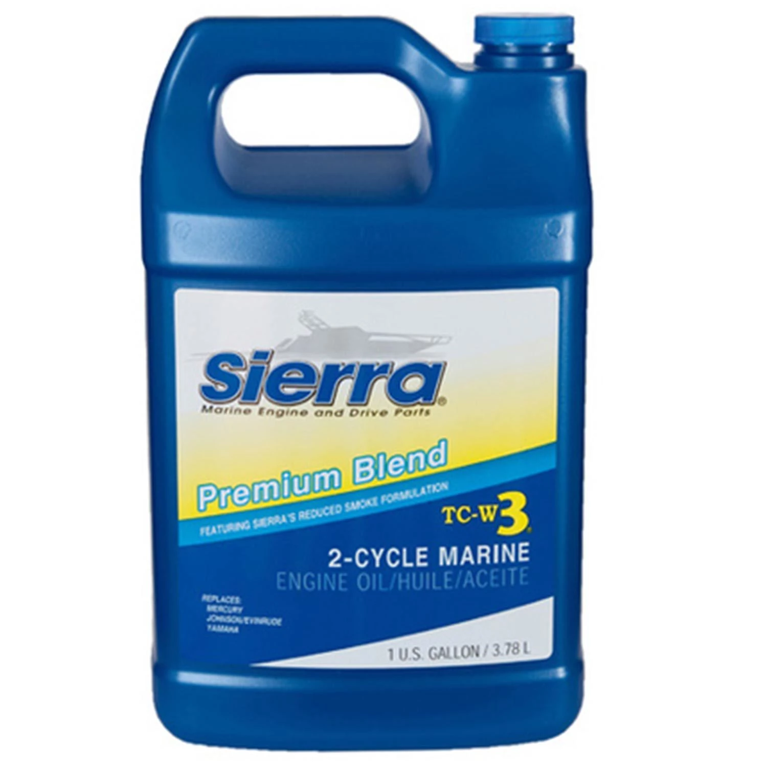 SIERRA 2 Stroke Oil 2-Stroke Marine Premium Engine Oil - TC-W3 - 1 Gallon 1 SIERRA 2 Stroke Oil 2-Stroke Marine Premium Engine Oil - TC-W3 - 1 Gallon