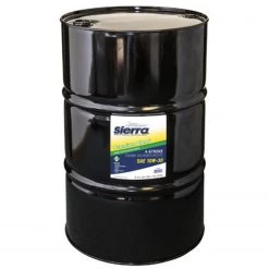 SIERRA 4 Stroke Oil 10W-30 4 Stroke Marine Outboard Engine Oil, 55 Gal.