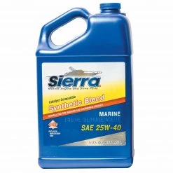 SIERRA 4 Stroke Oil 25W-40 FC-W Synthetic Blend Oil, 5 Qt.