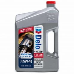 CHEVRON 4 Stroke Oil Delo 400 XSP Full Synthetic Motor Oil, SAE 5W-40, 1 Gallon
