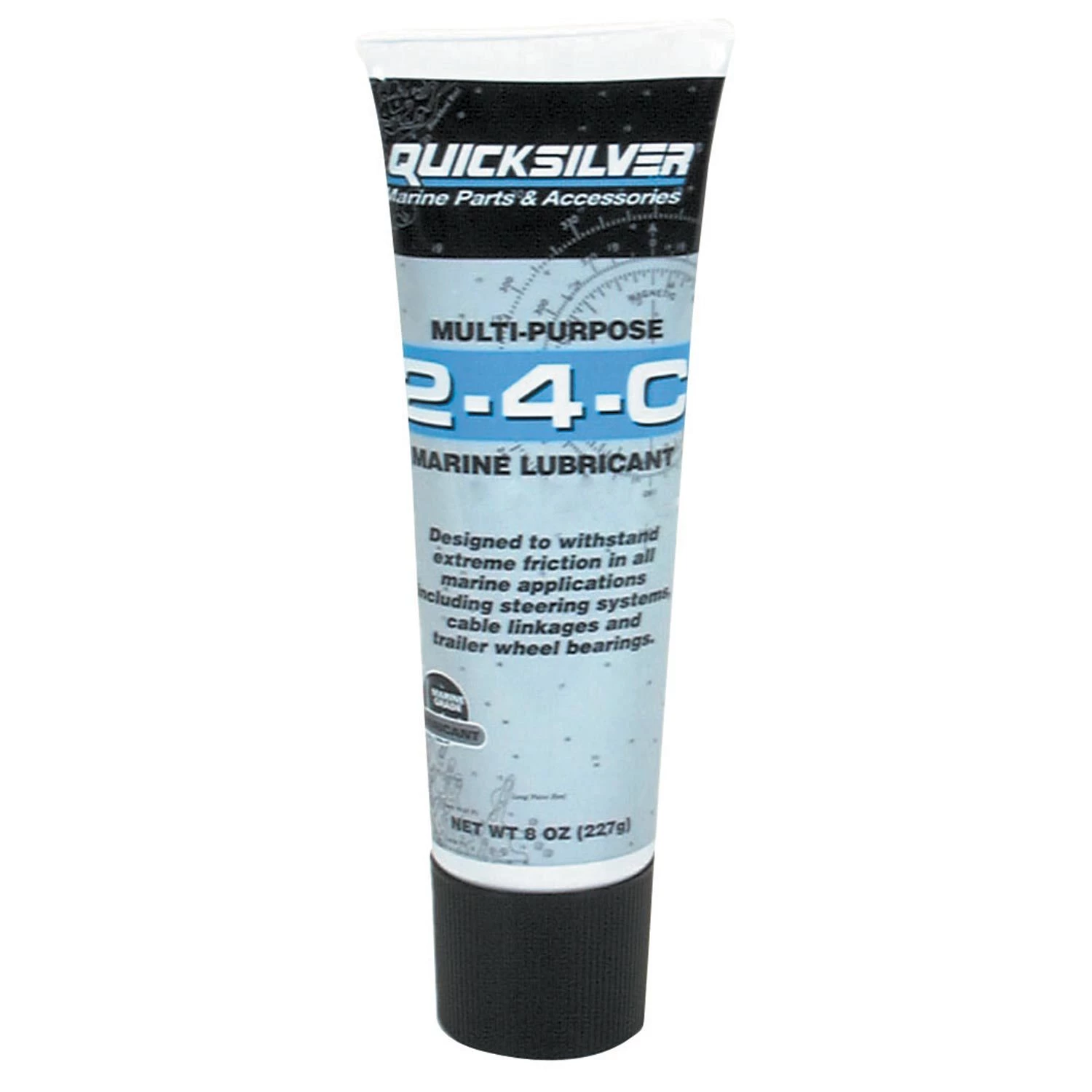 QUICKSILVER Marine Grease Multi-Purpose 2-4-C Marine Lubricant, 8 Oz. 1 QUICKSILVER Marine Grease Multi-Purpose 2-4-C Marine Lubricant, 8 Oz.