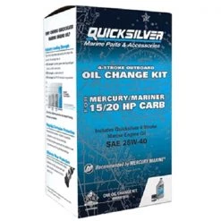 QUICKSILVER 4 Stroke Oil 8M0081910 Oil Change Kit, 15-20 HP Engines