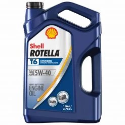 SHELL 4 Stroke Oil 5W-40 Rotella T6 Synthetic Diesel Engine Oil Gallon