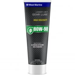 WEST MARINE Lubricant Oil High-Viscosity 80W-90 Lower Unit Gear Lube, 10 Oz.