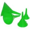 GRIP ON TOOLS Funnels Plastic Funnel 4-Piece Set
