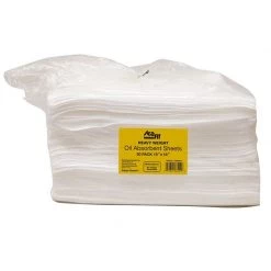 SEAFIT Oil Sorbents 18" X 15" Heavy Weight Oil Absorbent Sheets, 50-Pack