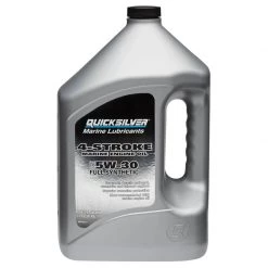 QUICKSILVER 4 Stroke Oil 5W30 Full Synthetic 4-Stroke Marine Engine Oil, Gallon