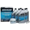 QUICKSILVER 4 Stroke Oil 8M0107513 25W40 4-Stroke Outboard Oil Change Kit For 150 HP Mercury Engines
