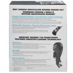QUICKSILVER 4 Stroke Oil 8M0107513 25W40 4-Stroke Outboard Oil Change Kit For 150 HP Mercury Engines 5 QUICKSILVER 4 Stroke Oil 8M0107513 25W40 4-Stroke Outboard Oil Change Kit For 150 HP Mercury Engines -Engine Lube sale 20265708 3 1500.22032021040105