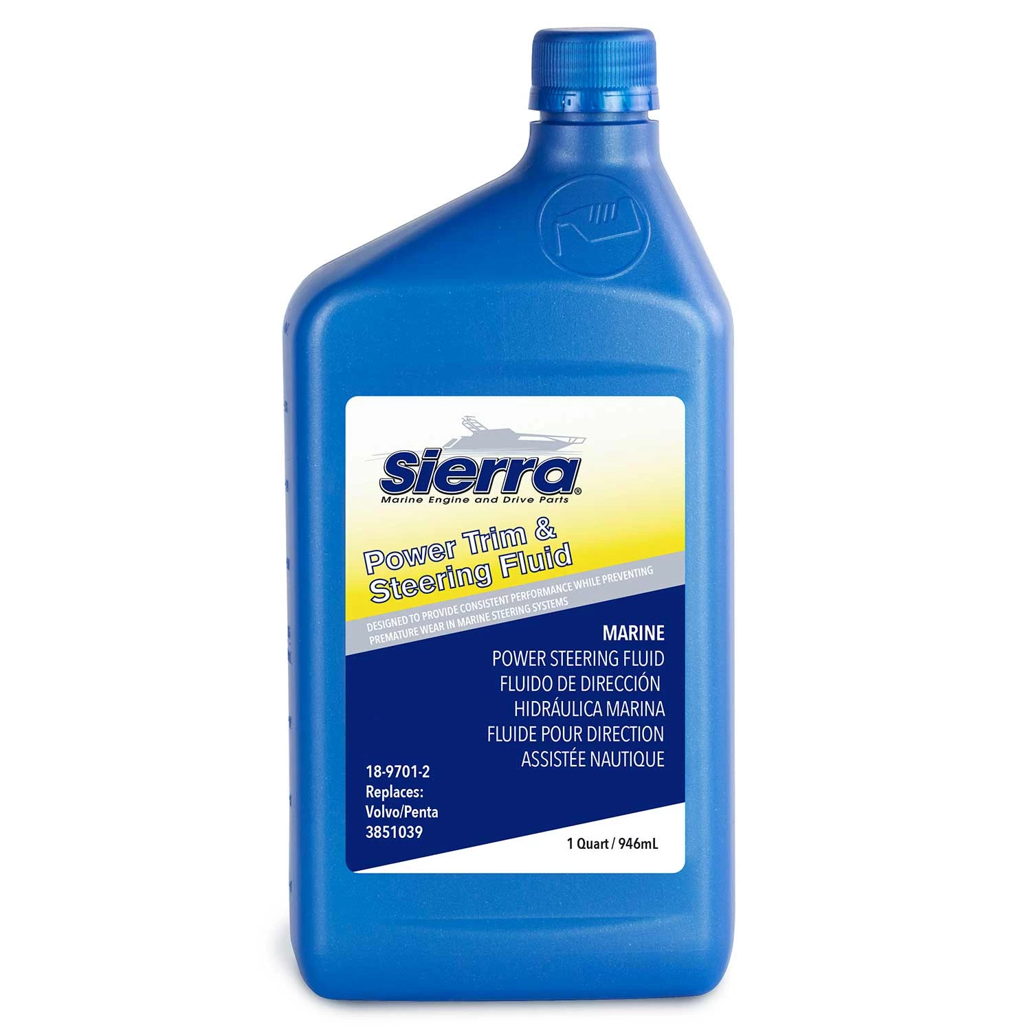 SIERRA Lubricant Oil Power Trim & Steering Fluid, Quart 1 SIERRA Lubricant Oil Power Trim & Steering Fluid, Quart