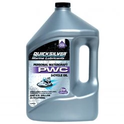 QUICKSILVER 2 Stroke Oil Full Synthetic 2-Stroke PWC Marine Engine Oil, 1 Gallon