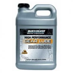 Lubricant Oil Quicksilver High Performance 90W Gear Lube, 2.5 Gallons