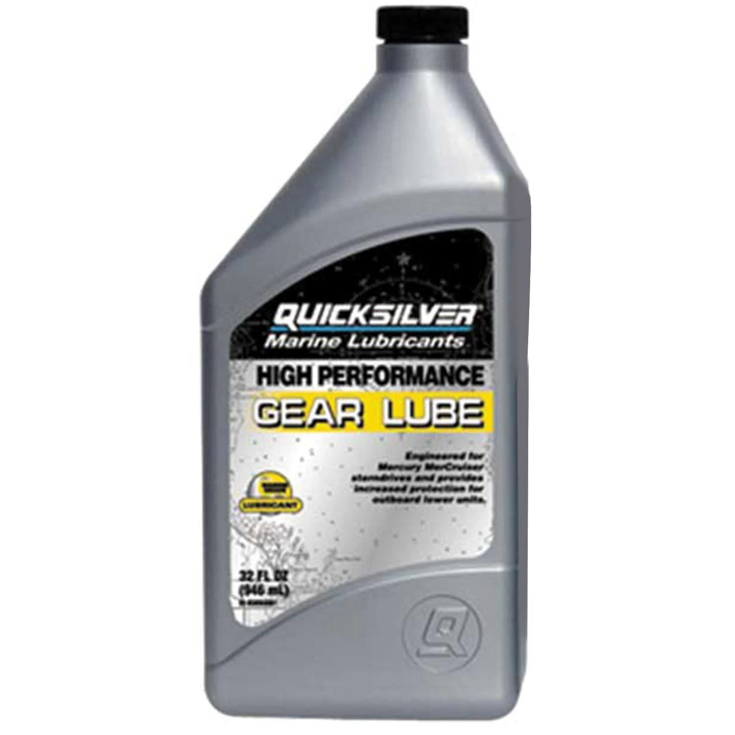 Lubricant Oil Quicksilver SAE 90 High Performance Gear Lube, Quart 1 Lubricant Oil Quicksilver SAE 90 High Performance Gear Lube, Quart